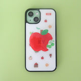 アップルファームフォンケース (glass bumper)