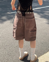 Carpenter bermuda pants