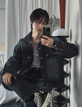 Bor Washed Western Denim Jacket