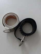 オバールスタッドベルト(WHITE, BLACK 2COLORS!)