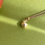petit apple necklace