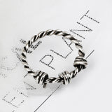 SVR-612 NTB Reloadable Silver Sliver925 Antique Silver Wire Ring Ring