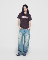 25FW WOMAN エリプスロゴ半袖Tシャツ ダークブラウン