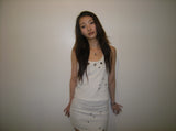 Eyelet halterneck sleeveless - White