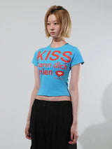 KISS Crop T-shirt