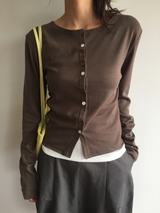 Chlory Flower Button Cardigan (4color)