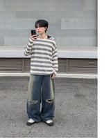 リミットデストロイドワイドデニムパンツ