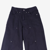 Bolt pin tuck wide pants