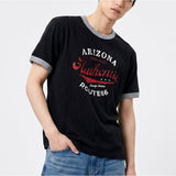 エッセンシャルスタンダード半袖リンガーTシャツアリゾナ ブラック