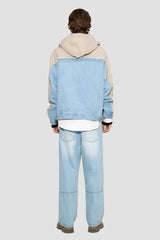 DENIM ANORAK BLUE