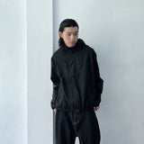 Structured Seam Hooded Jacket