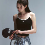 Essential Contrast Sleeveless Black