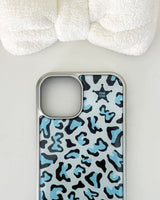 【MADE】 PKCW leopard phonecase (baby-blue)
