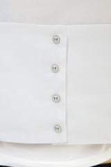 AI RIBBON BUSTIER / WHITE