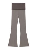 スリム バンディング ブーツカットパンツ(MOCHA GREY)
