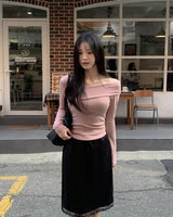 Broaty lace skirt