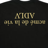 24FW UPSIDE DOWN BASIC LOGO SHORT SLEEVE T-SHIRT BLACK