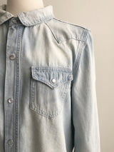 Western denim shirt