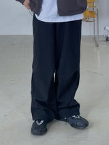 Offbeat Silver Ring Nylon Balloon Pants 2C