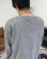ディーターピグメントカット長袖Tシャツ