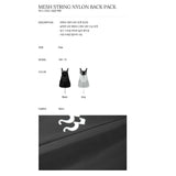 MESH STRING NYLON BACK PACK