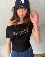 [ORIGINAL] エレンオフショルダーTシャツ