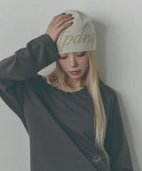 Jacquard Roll Beanie [Ivory]