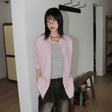 [MADE] Lean Stripe Oversized Fit Long Sleeve Shirt