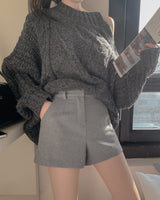 ウールショートパンツ