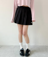 STITCH LOGO PLEATS SKIRT [1color]