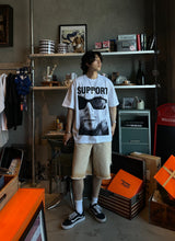 SUPORT グラフィックオーバーサイズTシャツ