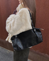 Seah Eyelet Leather Shoulder Bag