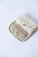 Boucle suede belt bag (Ivory)