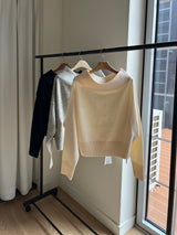 Katie Off-Shoulder Knitwear (3 colors)
