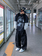 ISSUES Layered Over Long Sleeve T-Shirt 3C