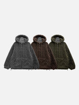 Dotty Pogle Quilted Hooded Zip-Up (3c)