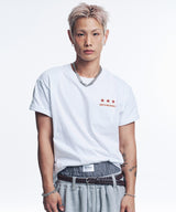 スターレタリングクロップドTシャツ - ホワイト