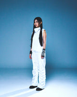 TUKED BAGGY PANTS (WHITE)