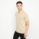 MON AKITA - Florent T-shirt Dark Beige