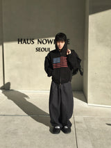 Basic Flag Hooded Zip-Up 4C