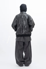 Glady Crack Over Leather Jacket