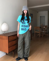 Poner Cation Parachute Diagonal Cargo Pants