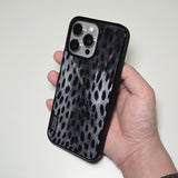 Wild Luxe Leopard Phone Case Shadow (BK_MagSafe Glass)