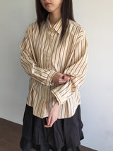 Shoreditch striped shirt (2color)