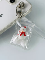 Snowman Pocket Keyring(3color)