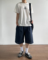 Temple Linen Bermuda Pants