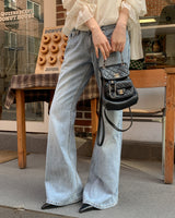 Rolbin bootcut denim pants
