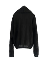 [unisex] summer cool see-through hooded zip-up (2color)