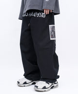 BBD No Sympathy Wide Cotton Pants (Black)