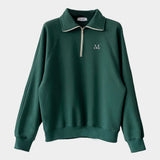 MUCENT SIGNATURE HALF ZIP-UP NECK MTM OLIVE GREEN (MAN)